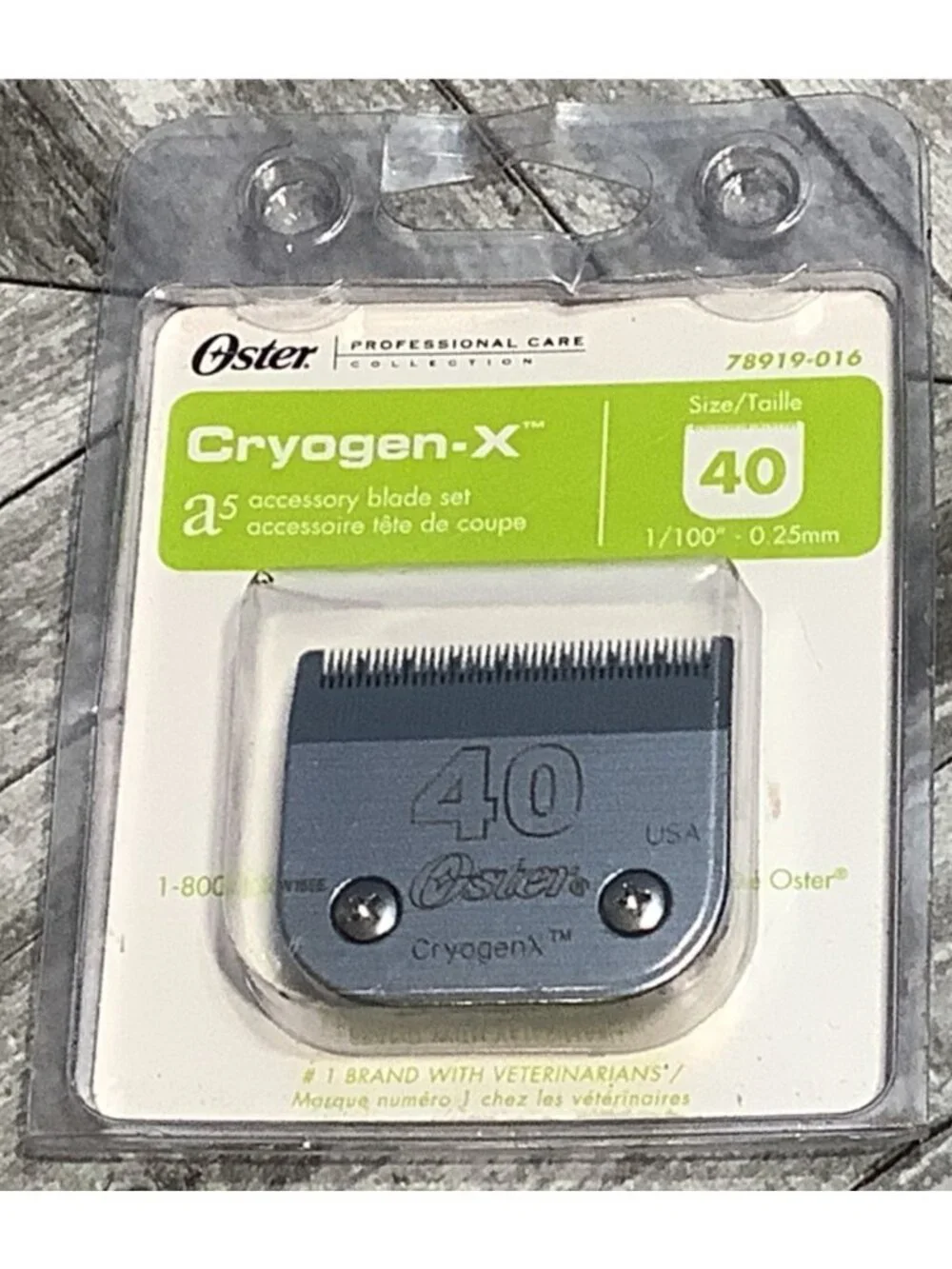 Oster Cryogen-X Size 40 A5 Professional Clipper Blade 1/100